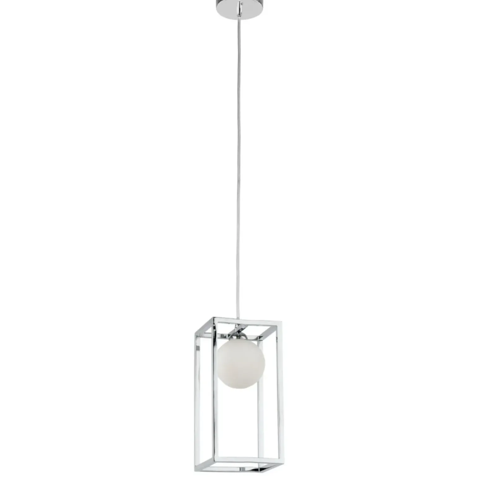 Cheap Lampa wisząca z ramką i kulą MD-BR4367-D1 CH DAISY | Kaja Oświetlenie Żyrandole Nowoczesne
