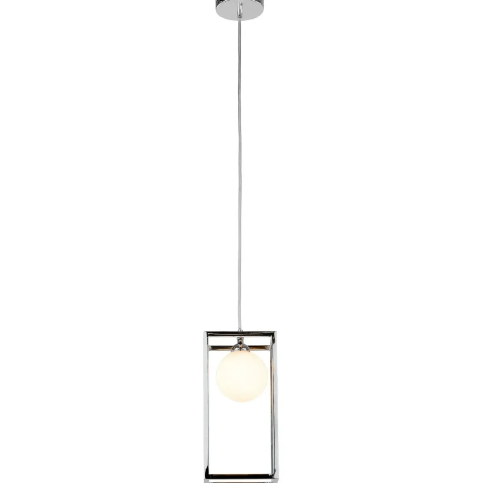 Cheap Lampa wisząca z ramką i kulą MD-BR4367-D1 CH DAISY | Kaja Oświetlenie Żyrandole Nowoczesne