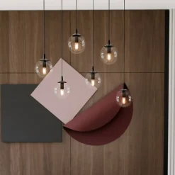 Fashion Lampa wisząca z regulacją wysokości kloszy 711/6 | Kaja Oświetlenie Żyrandole Nowoczesne