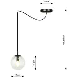 Store Lampa wisząca z regulacją wysokości 936/1 | Kaja Oświetlenie Żyrandole Nowoczesne