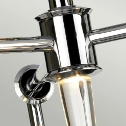 Best Lampa wisząca z regulacją wysokości BATH-AGATHA3P-PC z serii AGATHA Żyrandole Nowoczesne