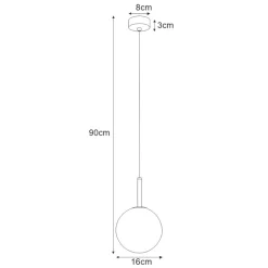 Best Sale Lampa wisząca z regulowaną wysokością K-4886 FARO | Kaja Oświetlenie Żyrandole Nowoczesne