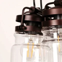 Sale Lampa wisząca z regulowanymi zwisami K-8004-6 RAVEN | Kaja Oświetlenie Żyrandole Nowoczesne