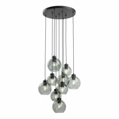 Store Lampa wisząca z różnymi kloszami TK 10208 CUBUS GRAPHITE | Kaja Żyrandole Nowoczesne