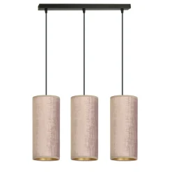 Best Sale Lampa wisząca z różowymi abażurami 1061/3 BENTE | Kaja Oświetlenie Żyrandole Nowoczesne