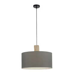 Discount Lampa wisząca z m abażurem 15112-15 z serii LINEN | Kaja Żyrandole Nowoczesne