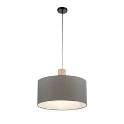 Discount Lampa wisząca z m abażurem 15112-15 z serii LINEN | Kaja Żyrandole Nowoczesne