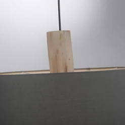 Discount Lampa wisząca z m abażurem 15112-15 z serii LINEN | Kaja Żyrandole Nowoczesne