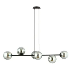 Outlet Lampa wisząca z sześcioma grafitowymi kloszami 875/6 | Kaja Żyrandole Nowoczesne