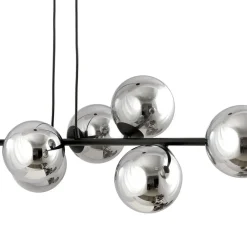 Outlet Lampa wisząca z sześcioma grafitowymi kloszami 875/6 | Kaja Żyrandole Nowoczesne