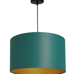 Best Sale Lampa wisząca z szerokim abażurem, zielona LX 3549 z serii ARDEN Żyrandole Nowoczesne