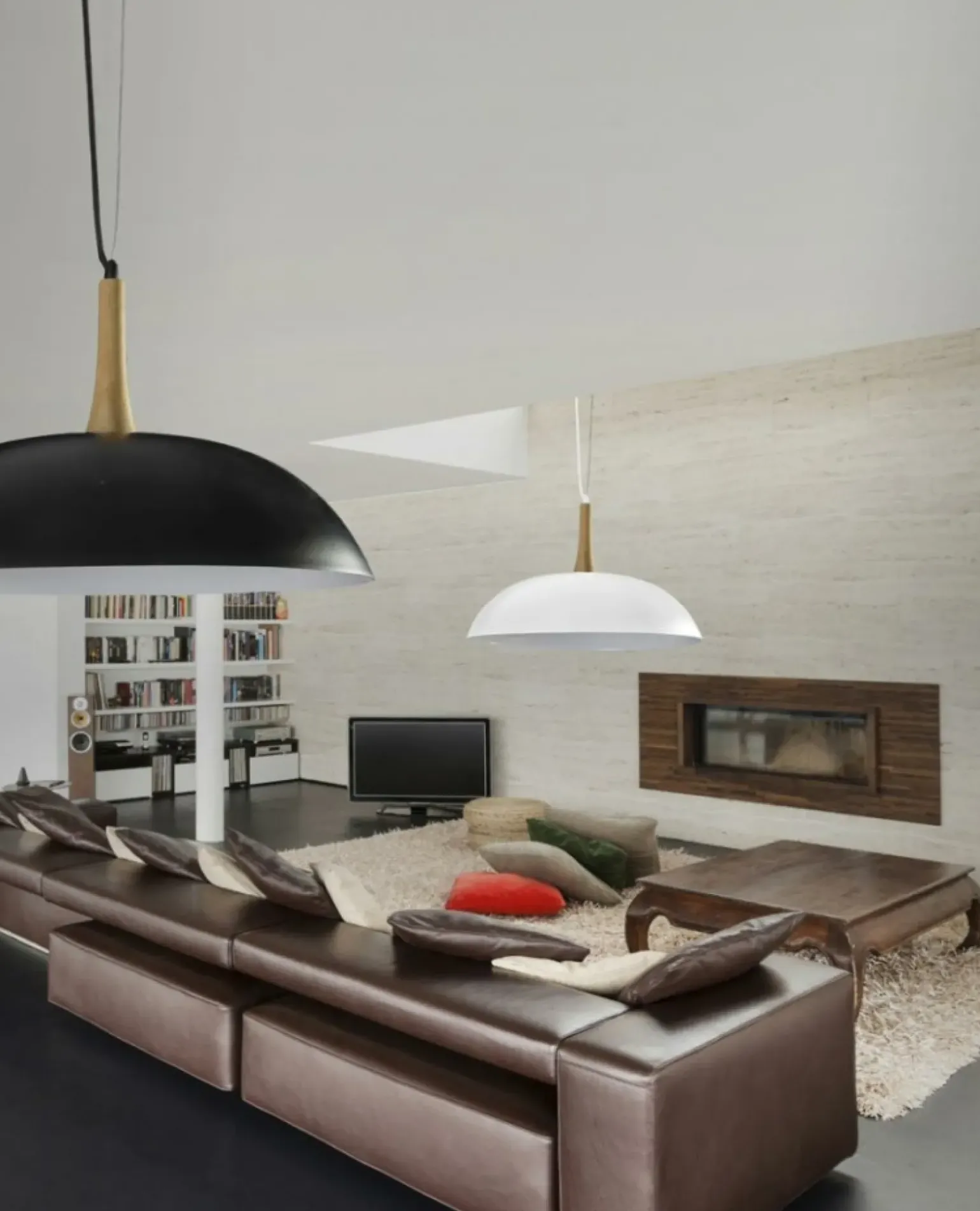 Best Sale Lampa wisząca z szerokim, m kloszem AZ1335 PERUGIA | Kaja Żyrandole Nowoczesne