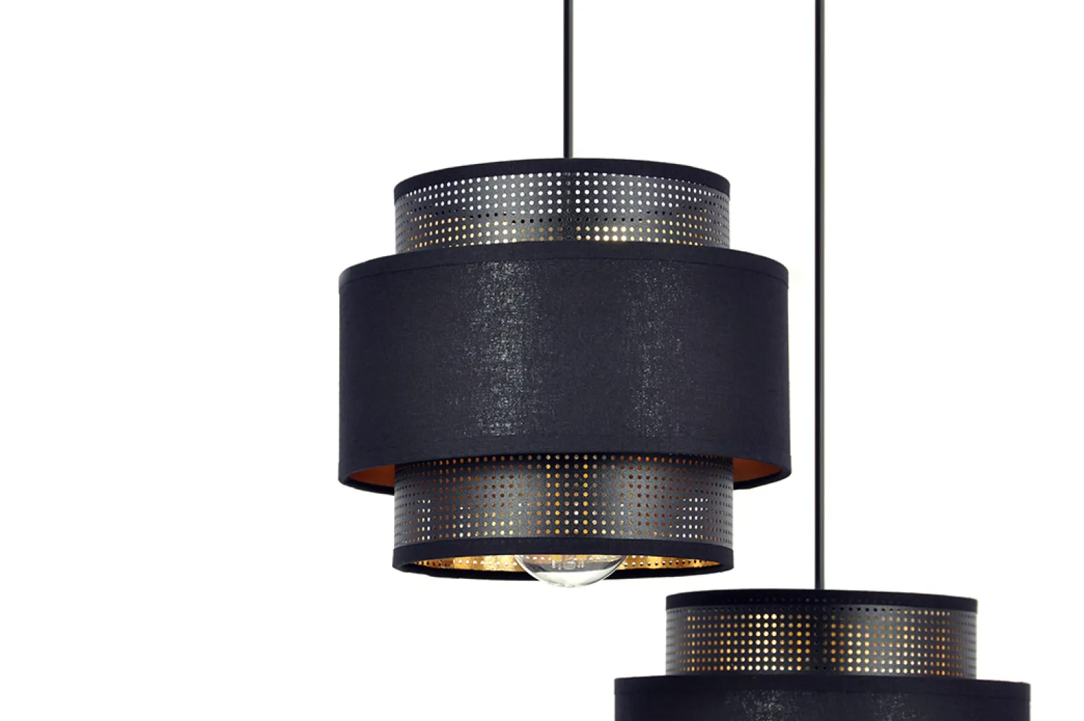 Sklep Kaja Lampa wisząca z trzema abażurami nad stół kuchenny K-5282 z serii AMOS