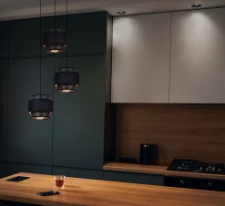 Sklep Kaja Lampa wisząca z trzema abażurami nad stół kuchenny K-5282 z serii AMOS