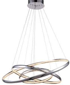 Cheap Lampa wisząca z trzema ledowymi obręczami AZ1609 BRIGHTON | Kaja Żyrandole Nowoczesne