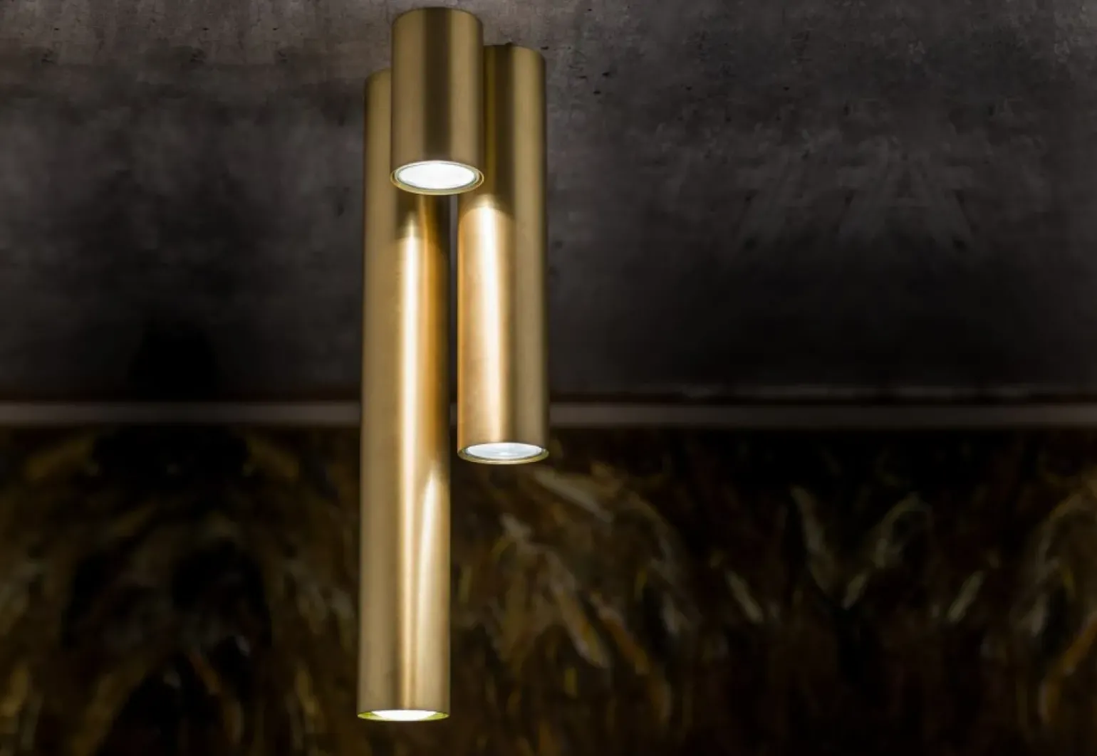 Store Lampa wisząca z trzema tubami na podsufitce 8915 | Kaja Oświetlenie Żyrandole Nowoczesne