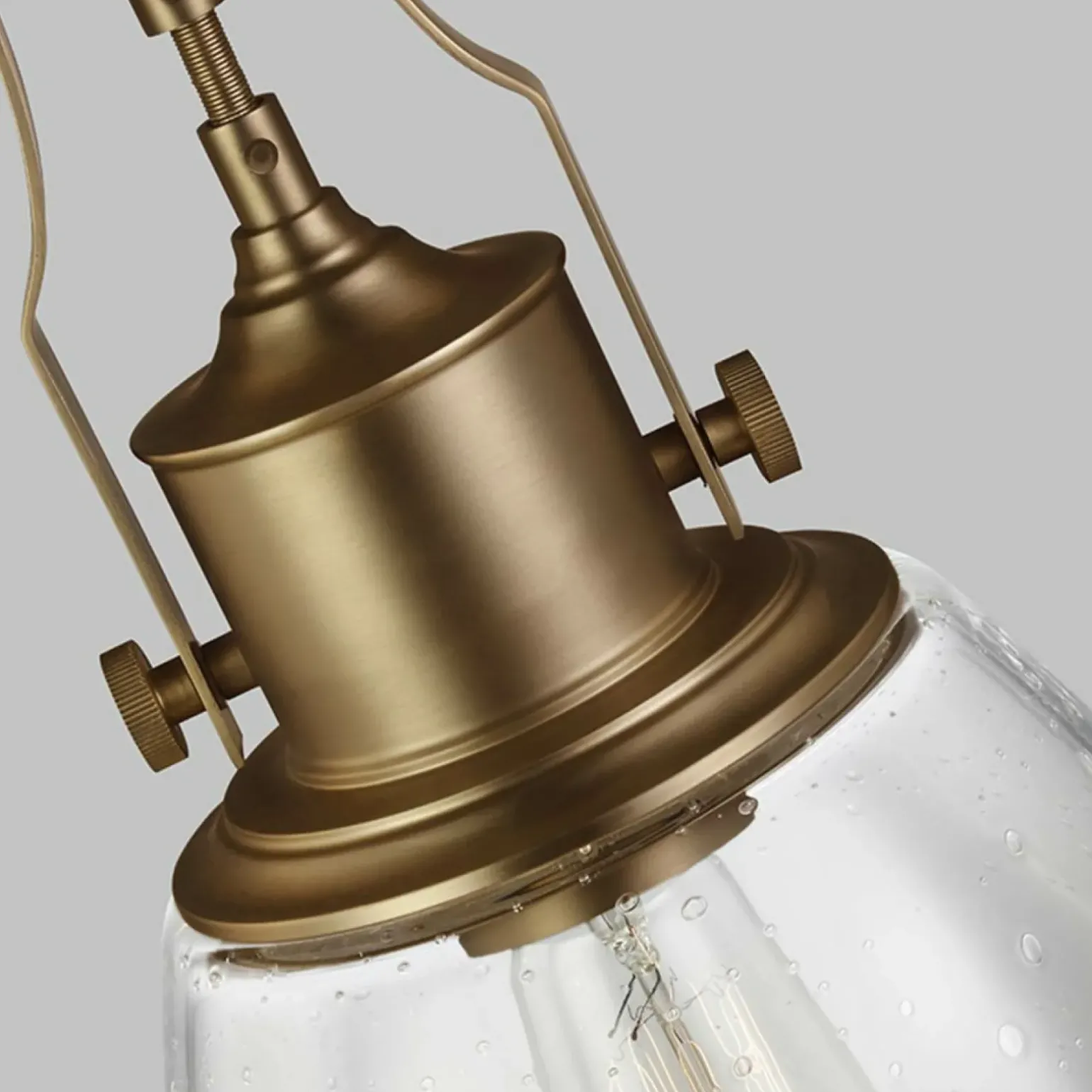 Sklep Kaja Lampa wisząca z unikalnym szkłem FE-HOBSON-P-M-AB z serii HOBSON