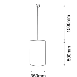 Cheap Lampa wisząca z wąskim abażurem, do sypialni ANT 5190 LAMEGO | Kaja Żyrandole Nowoczesne