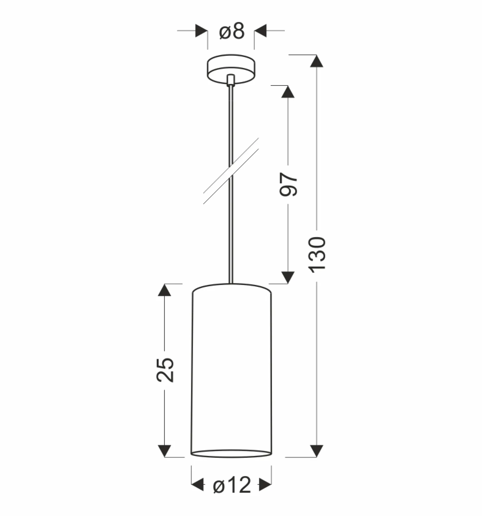 Sklep Kaja Lampa wisząca z wąskim, beżowym abażurem 31-19622 z serii FLE
