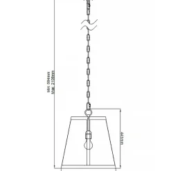 Sklep Kaja Lampa wisząca z wyjątkowym szkłem FE-HARROW-P-M z serii HARROW