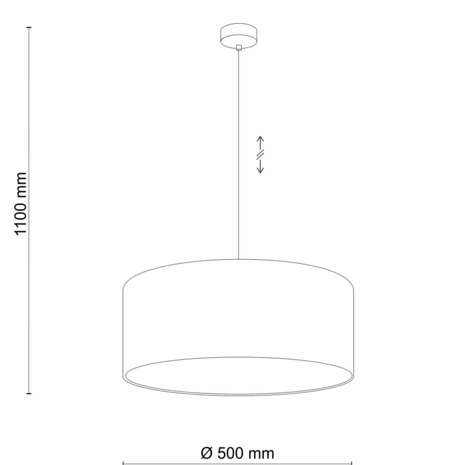 Store Lampa wisząca z zielonym abażurem, do sypialni TK 4657 z serii EARTH Żyrandole Nowoczesne