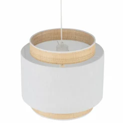 Cheap Lampa wisząca ze słomkowym abażurem boho TK 5653 serii BOHO NEW WHITE Żyrandole Nowoczesne