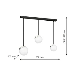 Hot Lampa wisząca ze mi elementami MLP7238 z serii SFERA | Kaja Oświetlenie Żyrandole Nowoczesne