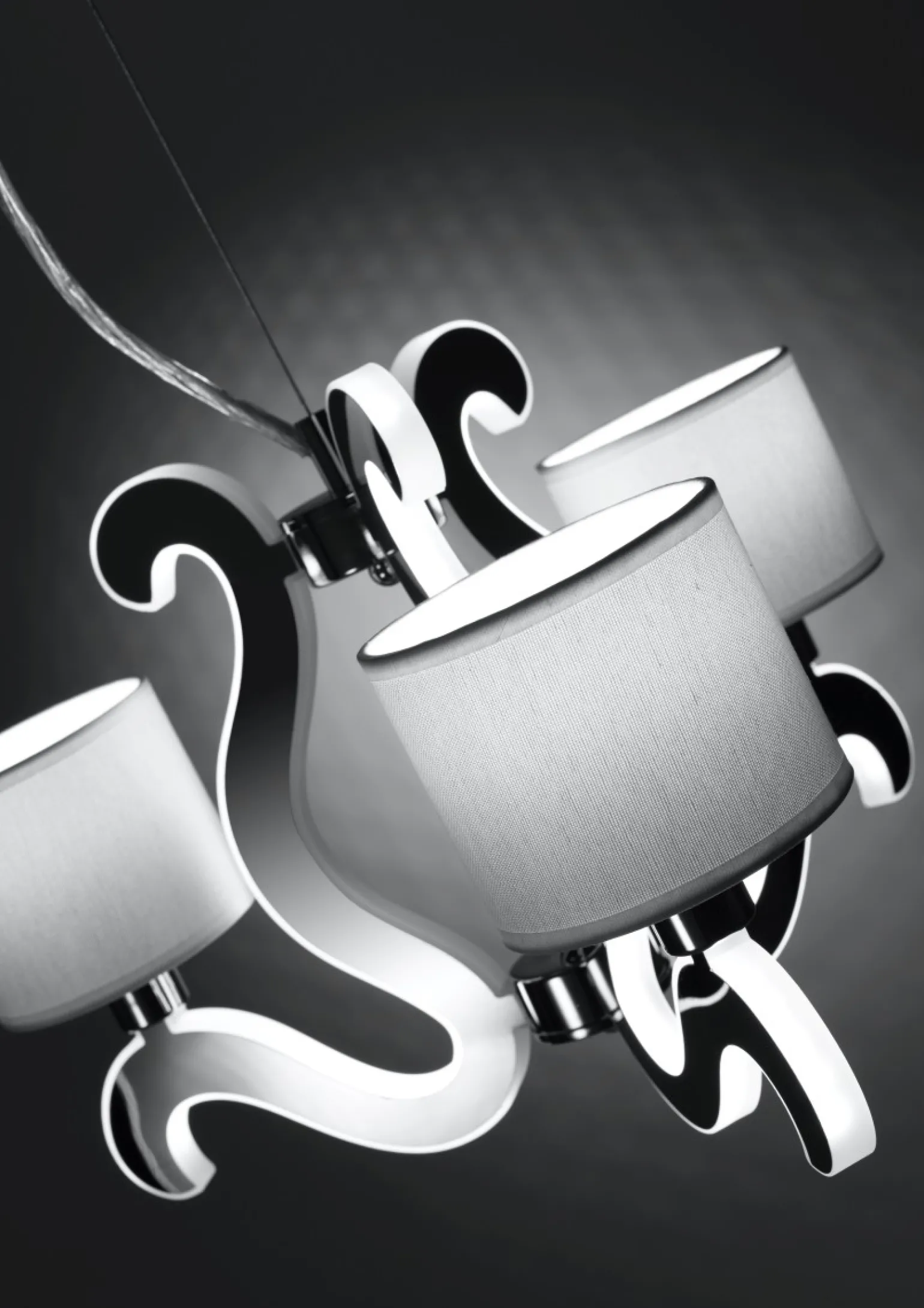 Sklep Kaja Lampa wisząca ze świecącymi ramionami 33-33895 AMBROSIA | Kaja