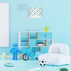 Best Sale Lampa wisząca ze wzorem do pokoju dziecięcego MLP4951 z serii DINO | Kaja Oświet Żyrandole Nowoczesne