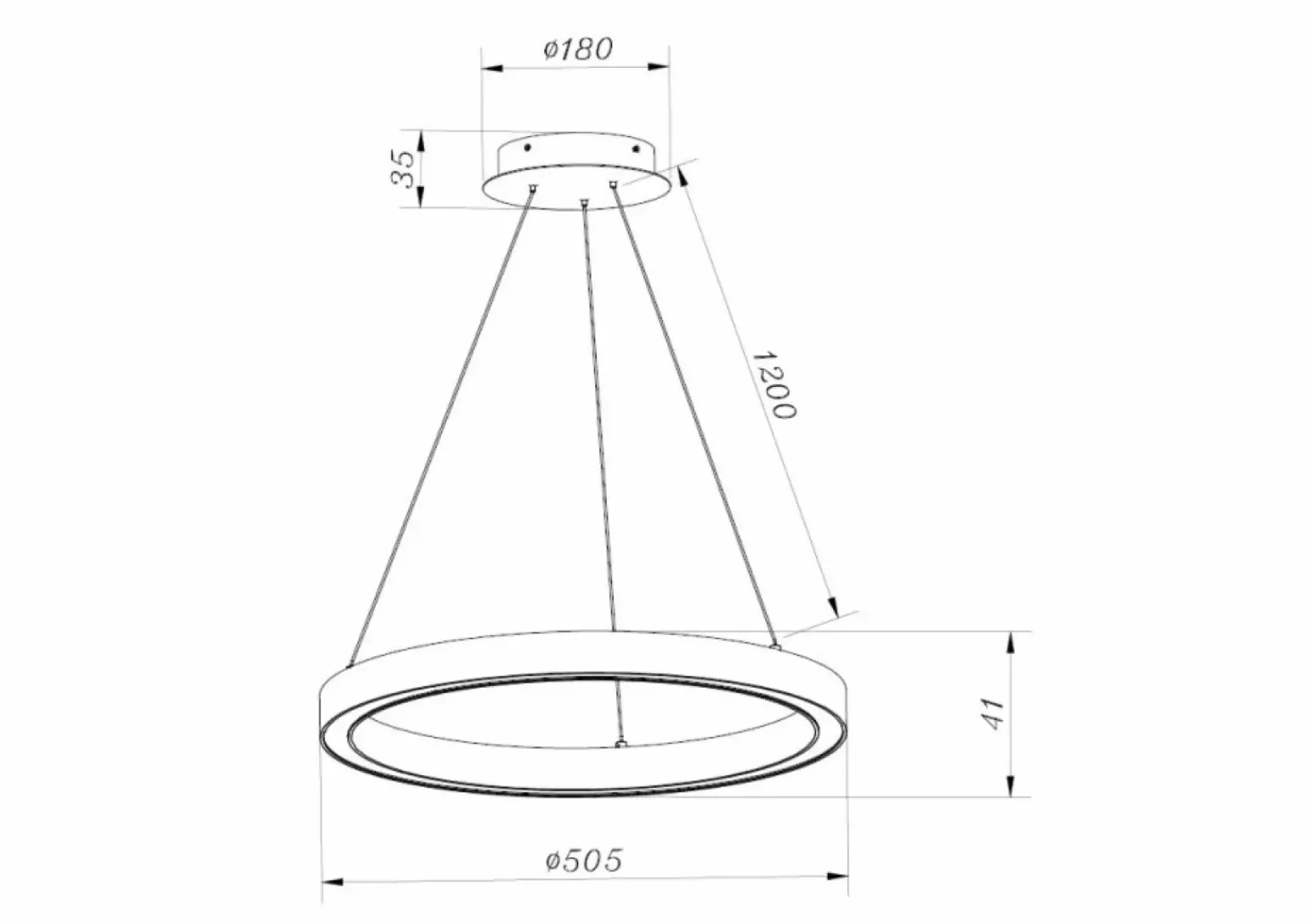 Flash Sale Lampa wisząca złoty ring LED PL200910-500-GD CARLO| Kaja Oświetlenie Żyrandole Nowoczesne