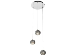 Hot Lampa z 3 dekoracyjnymi kloszami P0076-03M-B5FZ CRYSTAL | Kaja Żyrandole Nowoczesne