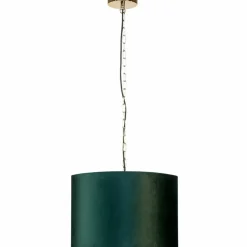 Shop Lampa z abażurem w kolorze butelkowej zieleni P06-GD-GR z serii INGA Żyrandole Nowoczesne