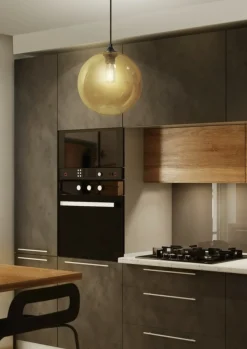 Hot Lampa z owym kloszem i żarówką E27 31-28259 EDISON | Kaja Żyrandole Nowoczesne