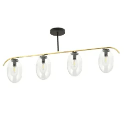 Fashion Lampa z czterema kloszami o unikalnym kształcie 1279/4 z serii FINES Żyrandole Nowoczesne