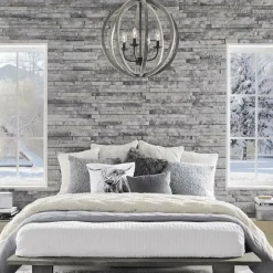 Sklep Kaja Lampa z drewnianymi elementami FE-ALLIER-4P-WW z serii ALLIER