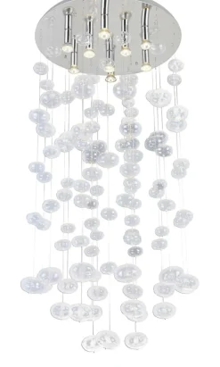 Discount Lampa z długimi zwisami z kryształkami AZ2573 LUVIA CLEAR | Kaja Żyrandole Nowoczesne