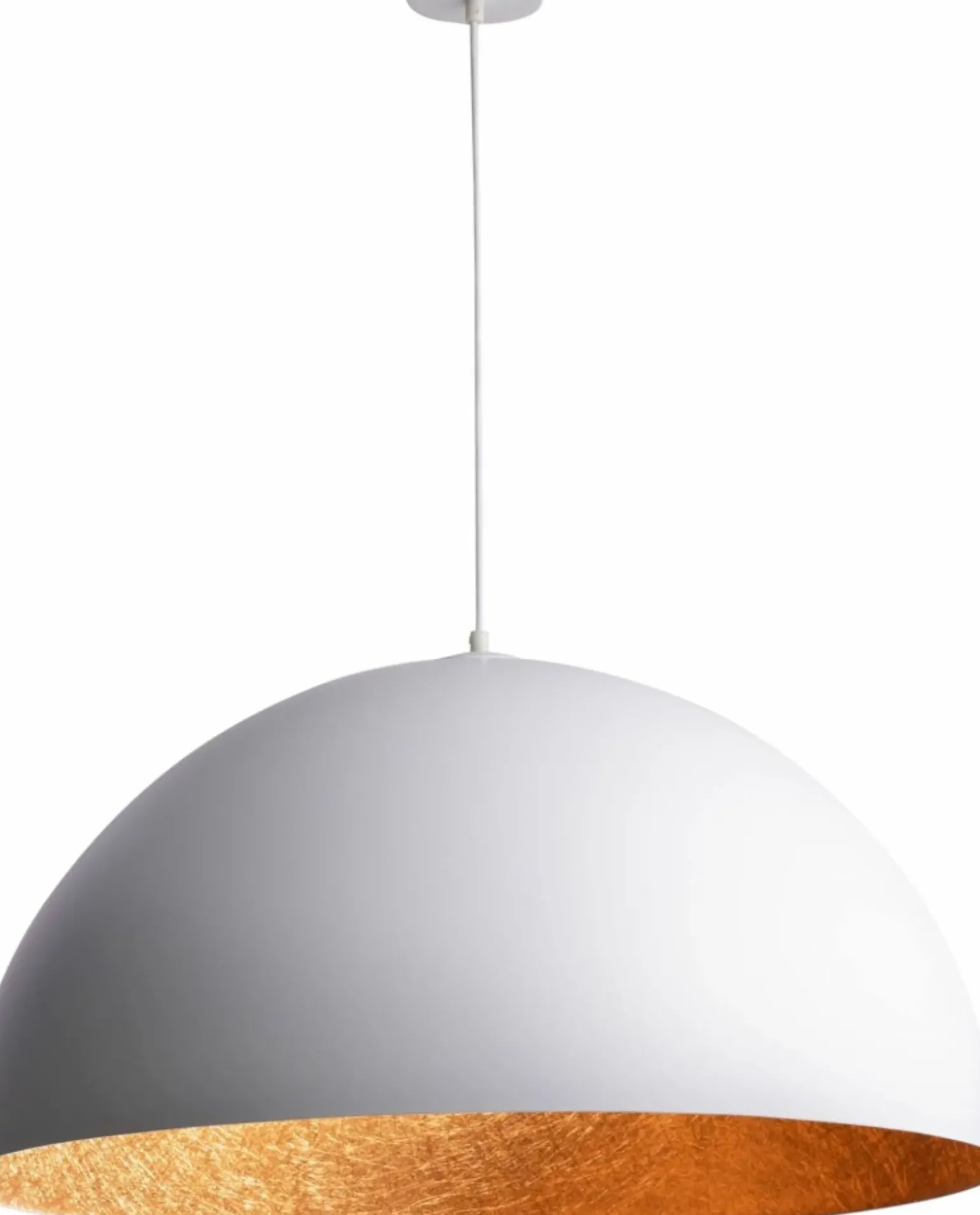 Cheap Lampa z dużym, kopułowym kloszem SIG 30128 z serii SFERA 90 B/MIEDŹ Żyrandole Nowoczesne