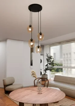 Online Lampa z kaskadą nieregularnych kloszy 681/4PREM ISTAR PREMIUM | Kaja Żyrandole Nowoczesne