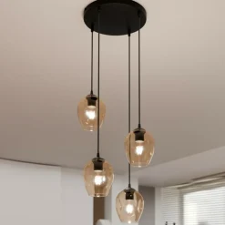 Online Lampa z kaskadą nieregularnych kloszy 681/4PREM ISTAR PREMIUM | Kaja Żyrandole Nowoczesne