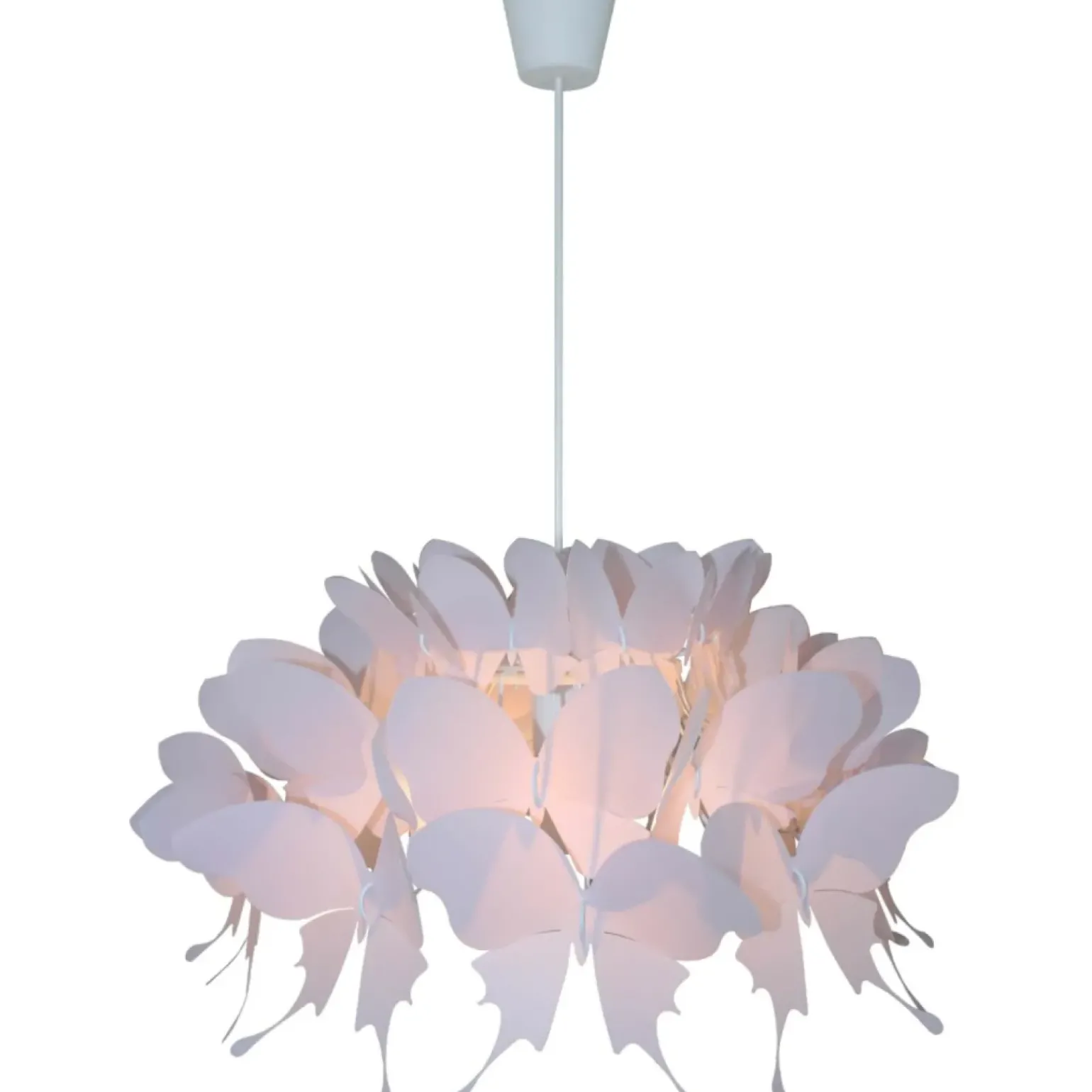 Flash Sale Lampa z motylkami LP-MD088-3439A/1P RÓŻOWY FARFALLA | Kaja Oświetlenie Żyrandole Nowoczesne