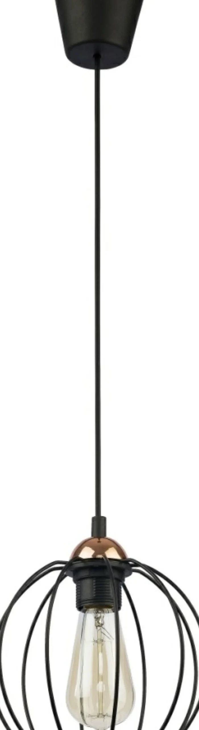 Best Lampa z okrągłym, czarnym kloszem TK 1644 GALAXY | Kaja Oświetlenie Żyrandole Nowoczesne