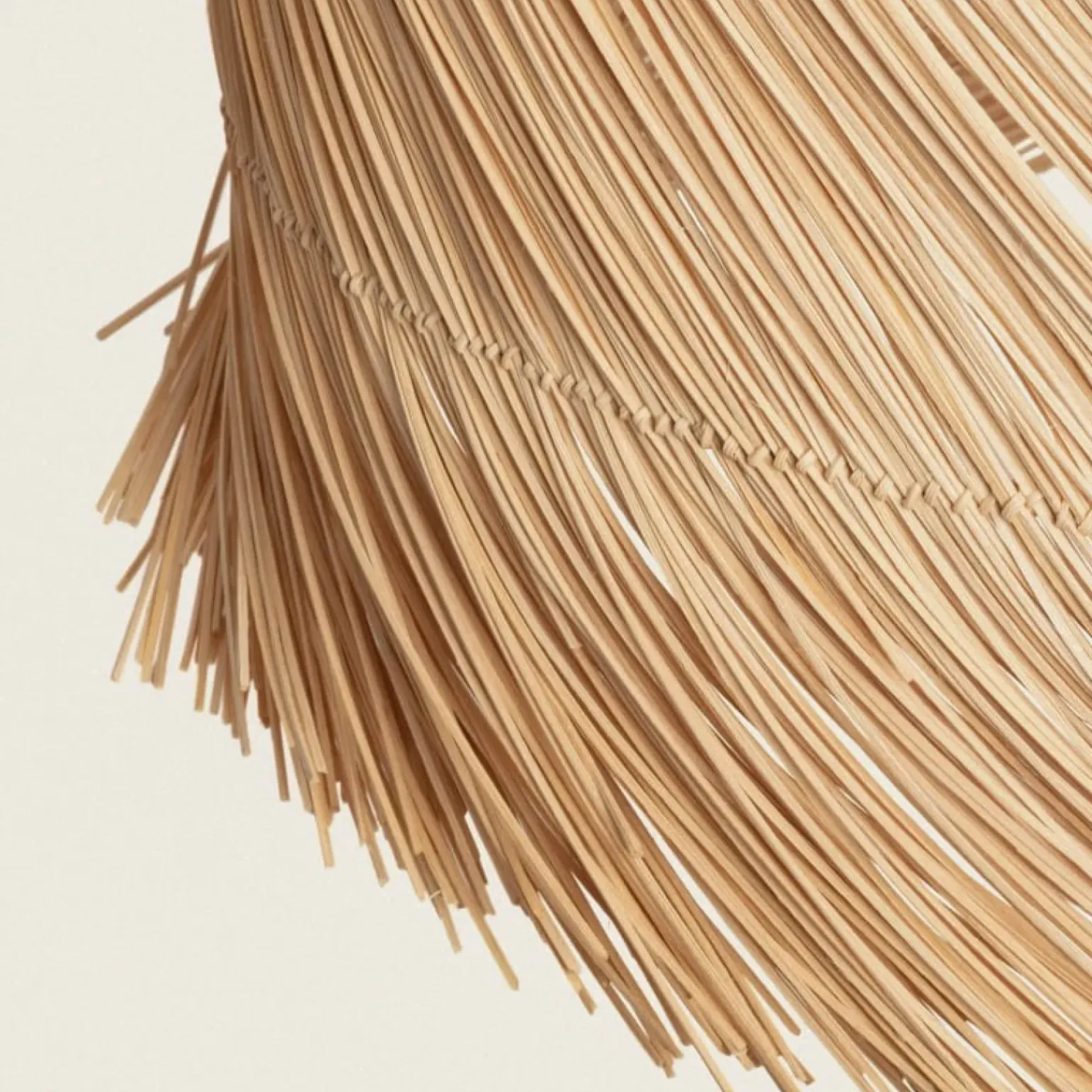 Fashion Lampa z rattanowym abażurem eco ABR-NLW34-BH-E27 BOHO | Kaja Żyrandole Nowoczesne