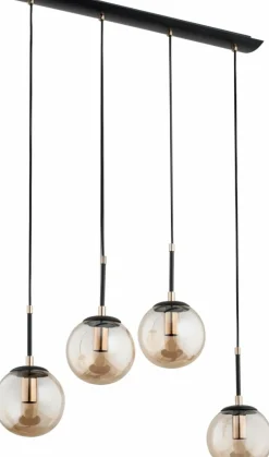 Clearance Lampa z wiszącymi kulami w kolorze bursztynu AL 61064 SEBIA | Kaja Żyrandole Nowoczesne