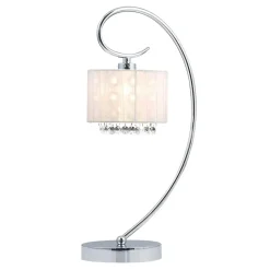 Sklep Kaja Lampka abażurowa na szafkę nocną MTM1583/1 WH SPAN | Kaja Oświetlenie