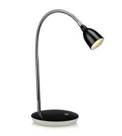 Sklep Kaja Lampka biurkowa czarna z regulowanym ramieniem 105685 | Kaja