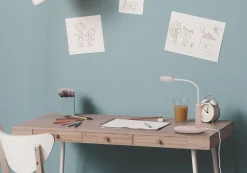 Dzieci Sklep Kaja Lampka biurkowa do pokoju dziewczynki K-BL1521 RÓŻOWY z serii MILO