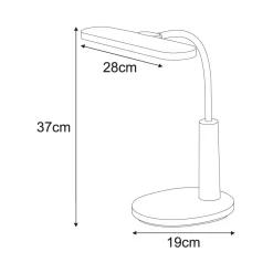 Dzieci Sklep Kaja Lampka biurkowa do pokoju dziewczynki K-BL1521 RÓŻOWY z serii MILO