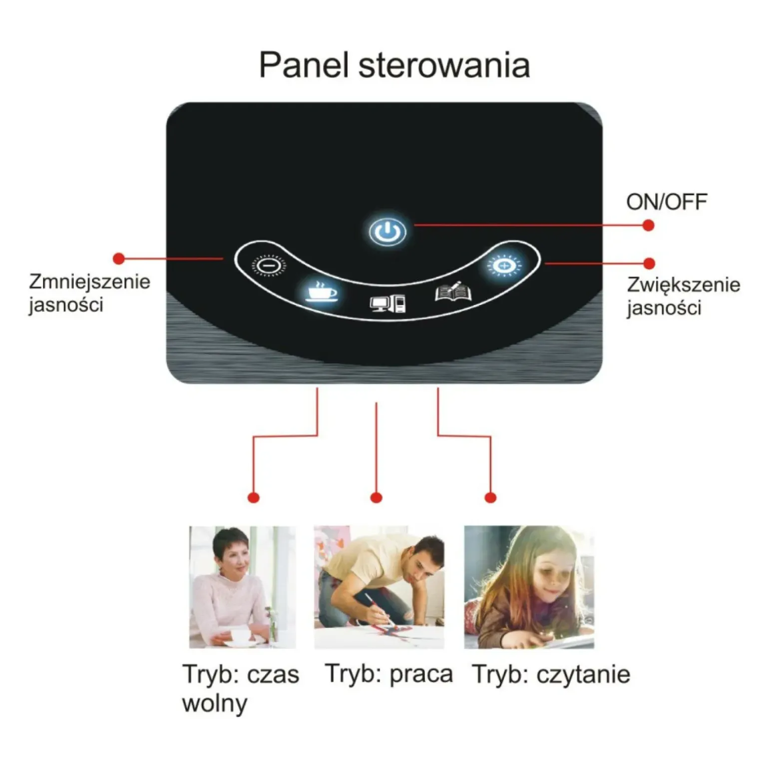 Sklep Kaja Lampka biurkowa K-BL1221 z serii ALETTE | Kaja Oświetlenie