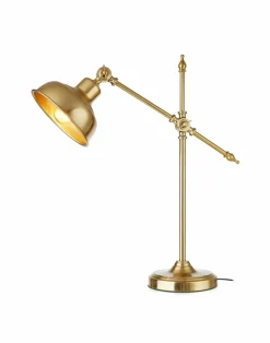 Sklep Kaja Lampka biurkowa w kolorze mosiądzu duży gwint 108116 | Kaja