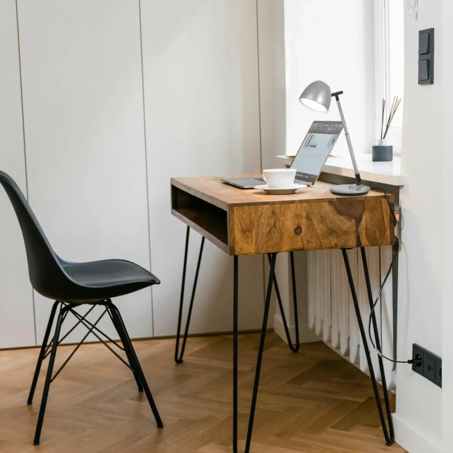 Sklep Kaja Lampka biurkowa z funkcją ściemniania K-BL1528 GRAFIT z serii LOLEK